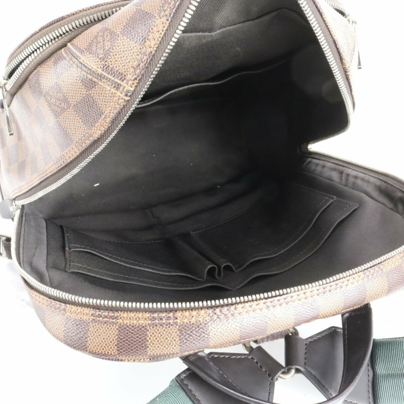 路易威登 Damier Jake 雙肩包 N41558 皮革 兩用雙肩包 單肩包 男士-5