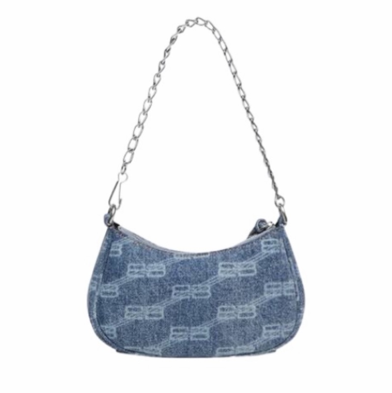 Balenciaga 女士 BB MONOGRAM LE CAGOLE迷你鏈帶單肩包均碼碼MINI、20.8cm*4.3cm*13cm-1