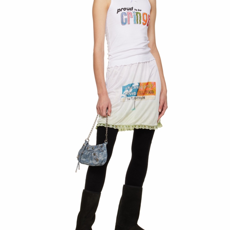 Balenciaga 女士 BB MONOGRAM LE CAGOLE迷你鏈帶單肩包均碼碼MINI、20.8cm*4.3cm*13cm-4