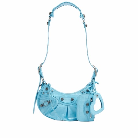Balenciaga 女士 Le Cagole XS徽標單肩包均碼碼XS、25.9cm*6.9cm*16cm