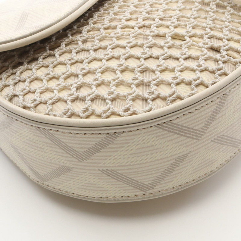 Christian Dior Nautic Saddle CD Diamond 腰包帆布米色二手男士-6