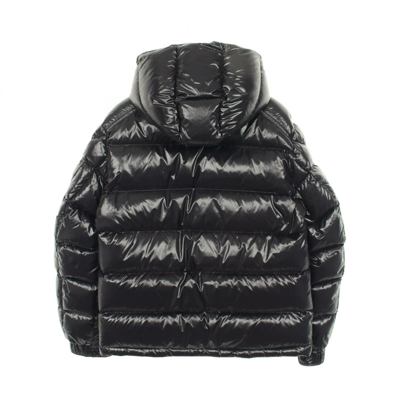 MONCLER MAYA 羽絨外套 #2 連帽衫 1A53600 尼龍 黑色 二手 男款-1