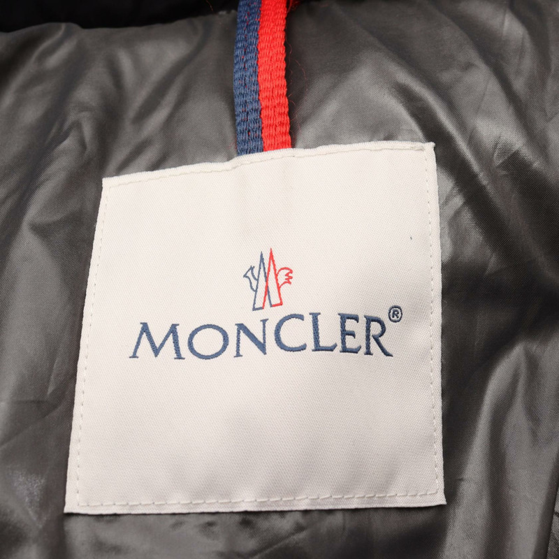 MONCLER MAYA 羽絨外套 #2 連帽衫 1A53600 尼龍 黑色 二手 男款-2