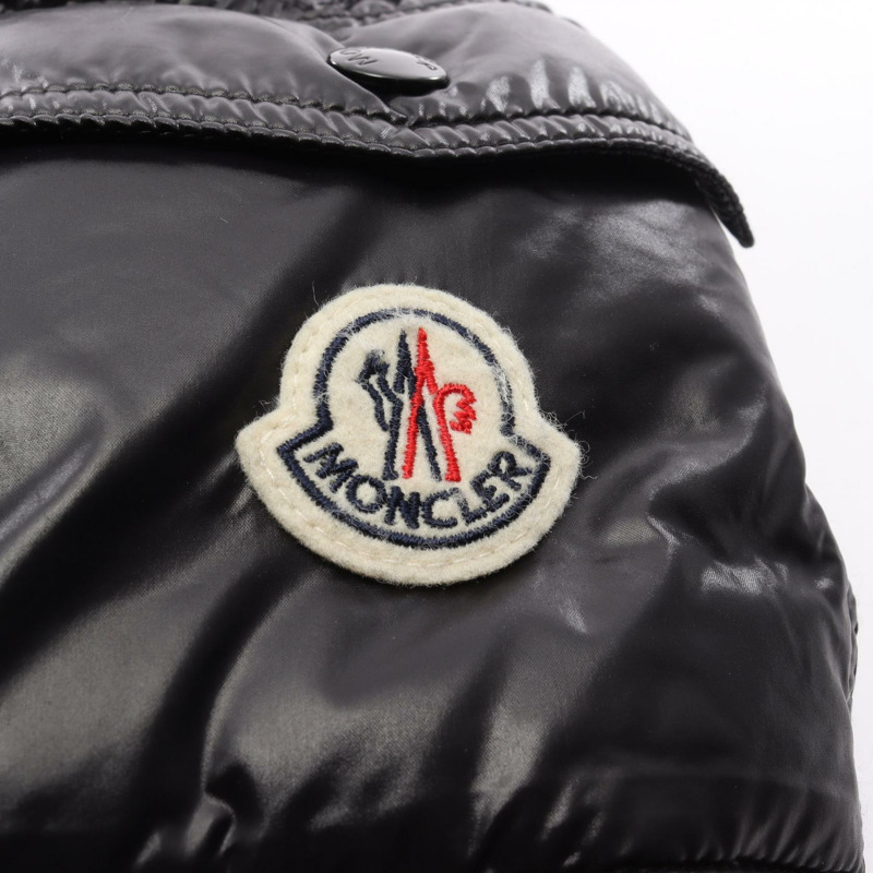 MONCLER MAYA 羽絨外套 #2 連帽衫 1A53600 尼龍 黑色 二手 男款-4