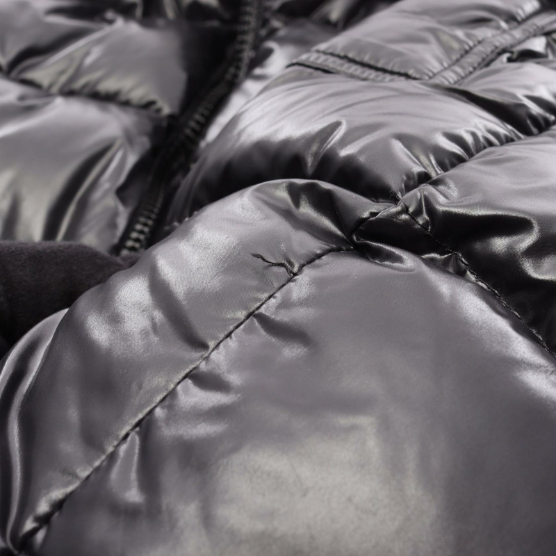 MONCLER MAYA 羽絨外套 #2 連帽衫 1A53600 尼龍 黑色 二手 男款-7