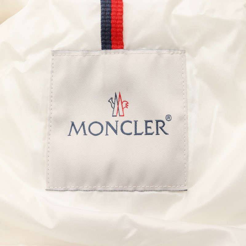 MONCLER PAVIN 羽絨外套 #1 連帽衫 尼龍 白色 二手 男款-2