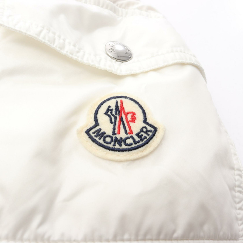 MONCLER PAVIN 羽絨外套 #1 連帽衫 尼龍 白色 二手 男款-4