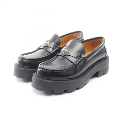 Christian Dior 樂福鞋 #35 黑色真皮二手女款