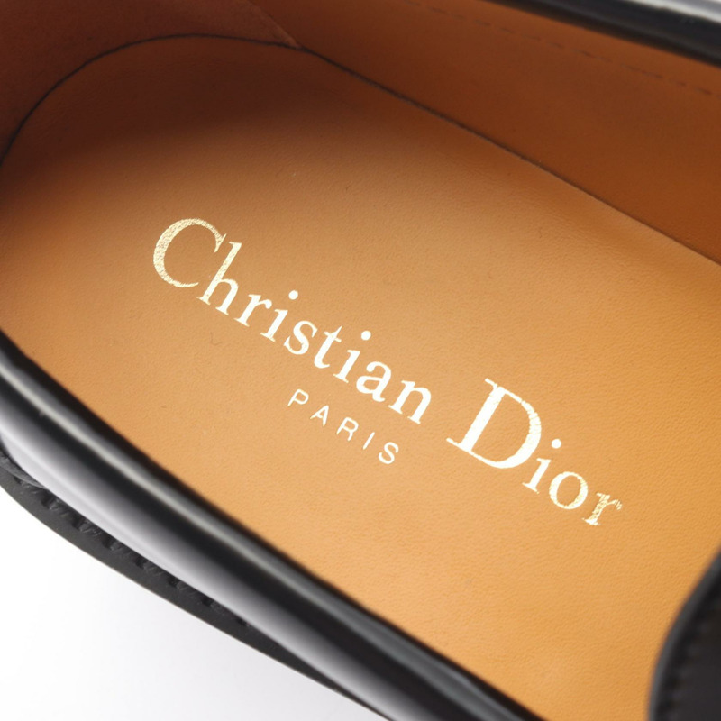 Christian Dior 樂福鞋 #35 黑色真皮二手女款-4