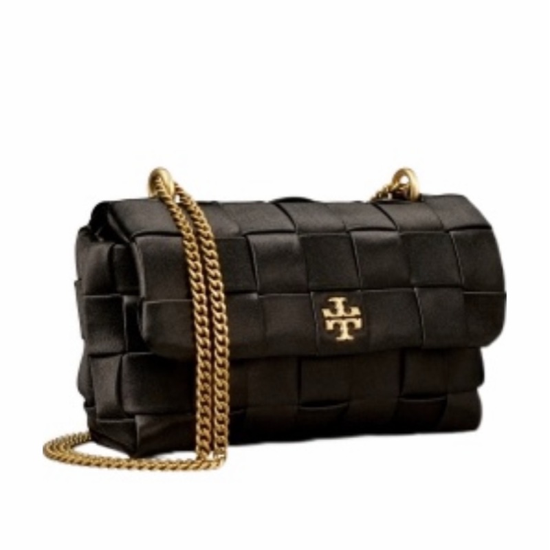 Tory Burch 女士 KIRA 迷你編織翻蓋手袋均碼碼17.5 X 4.5 X 10 CM-1
