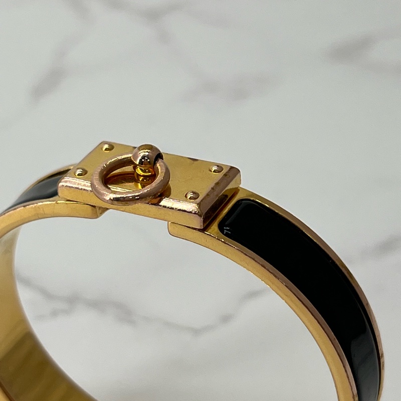 💗香緹國際精品💗 820 Hermes 單環手鍊 #黑金-1