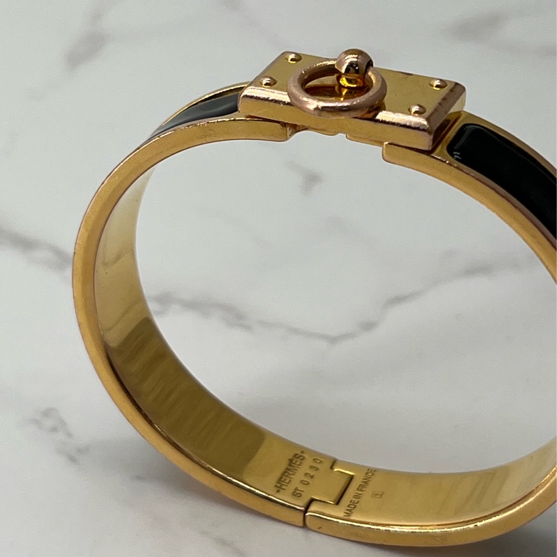 💗香緹國際精品💗 820 Hermes 單環手鍊 #黑金-2