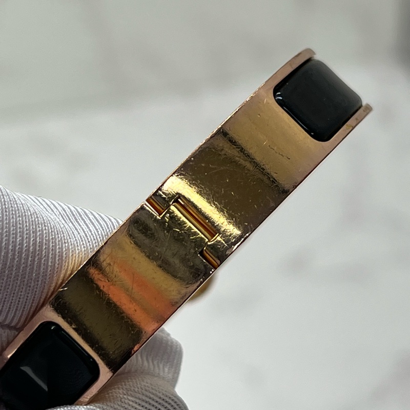 💗香緹國際精品💗 820 Hermes 單環手鍊 #黑金-4