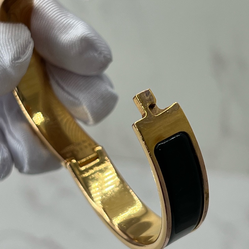 💗香緹國際精品💗 820 Hermes 單環手鍊 #黑金-5