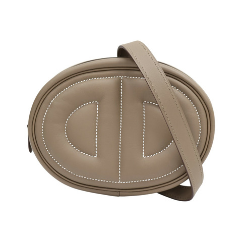 大象灰 Swift 牛皮 In The Loop 腰包 銀扣 U刻【HERMES 愛馬仕】 H080211CK18