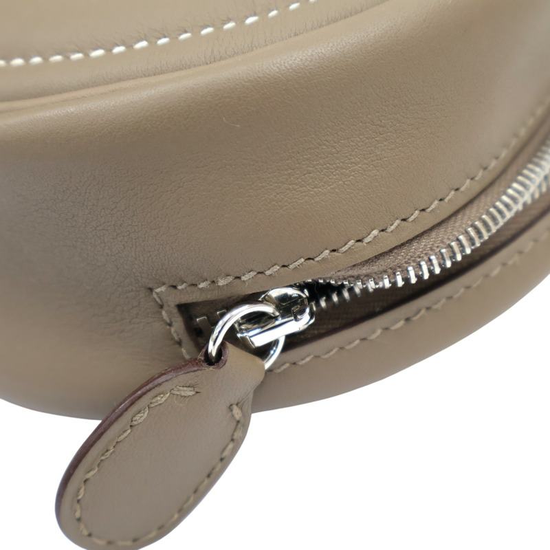 大象灰 Swift 牛皮 In The Loop 腰包 銀扣 U刻【HERMES 愛馬仕】 H080211CK18-9