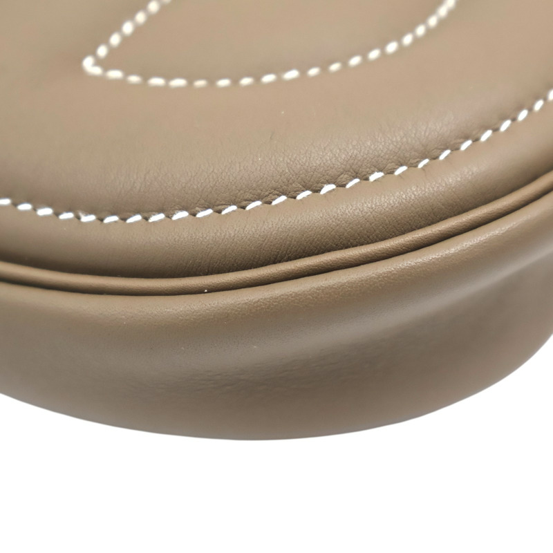 大象灰 Swift 牛皮 In The Loop 腰包 銀扣 U刻【HERMES 愛馬仕】 H080211CK18-13