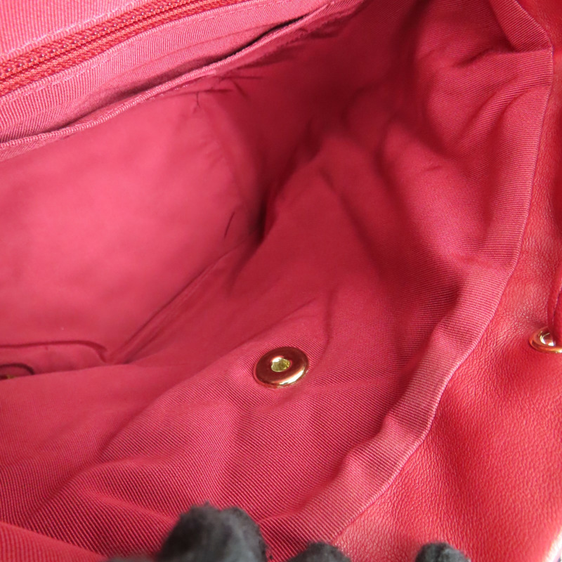 紅色 菱格紋 羊皮 Urban Spirit 後背包 A91121【CHANEL 香奈兒】 A91121-4