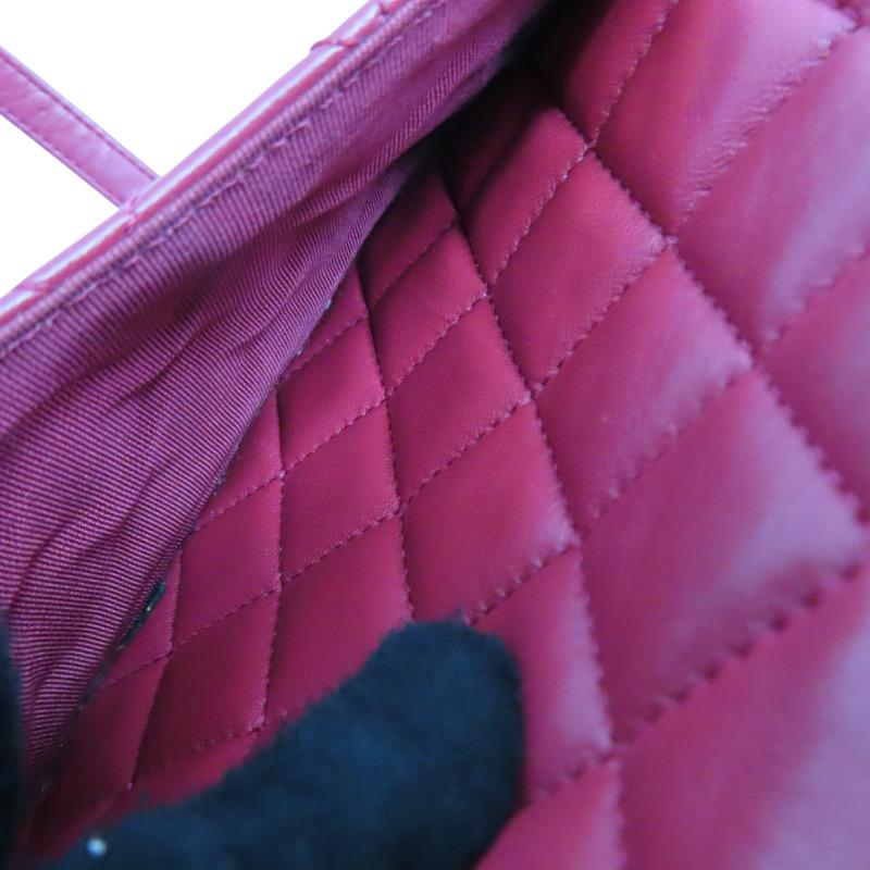 紅色 菱格紋 羊皮 Urban Spirit 後背包 A91121【CHANEL 香奈兒】 A91121-8