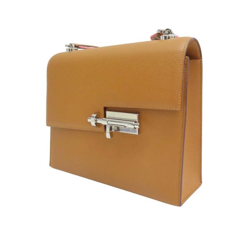 金棕色 Epsom牛皮 Verrou 23 肩背包 D刻【HERMES 愛馬仕】-2