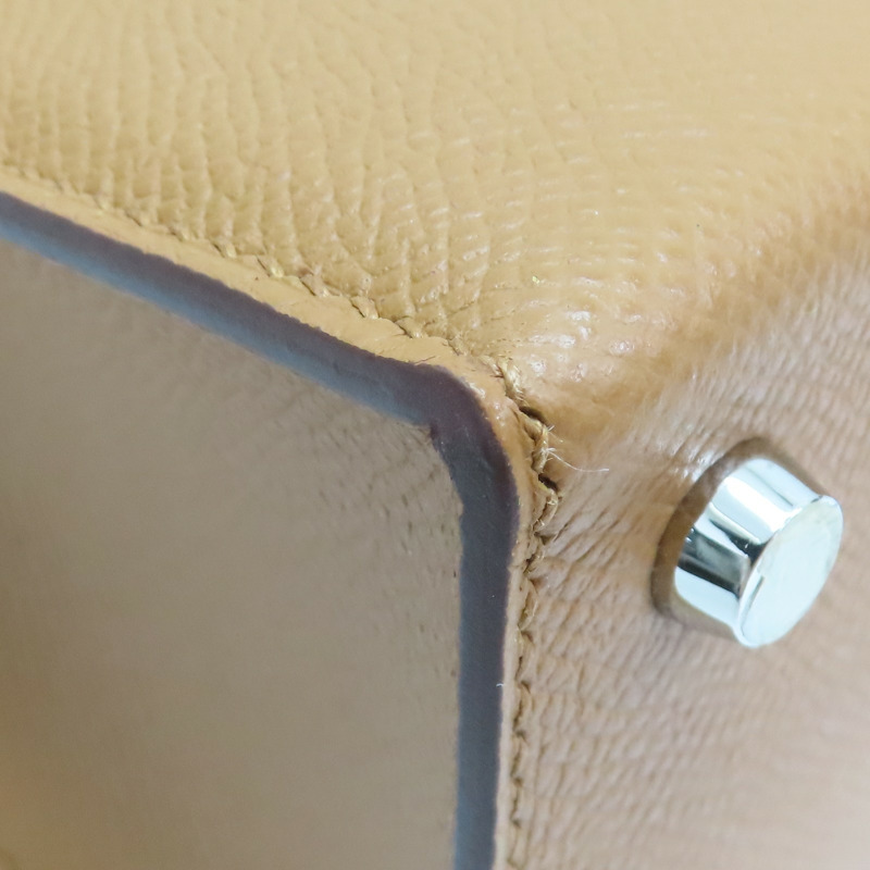 金棕色 Epsom牛皮 Verrou 23 肩背包 D刻【HERMES 愛馬仕】-13