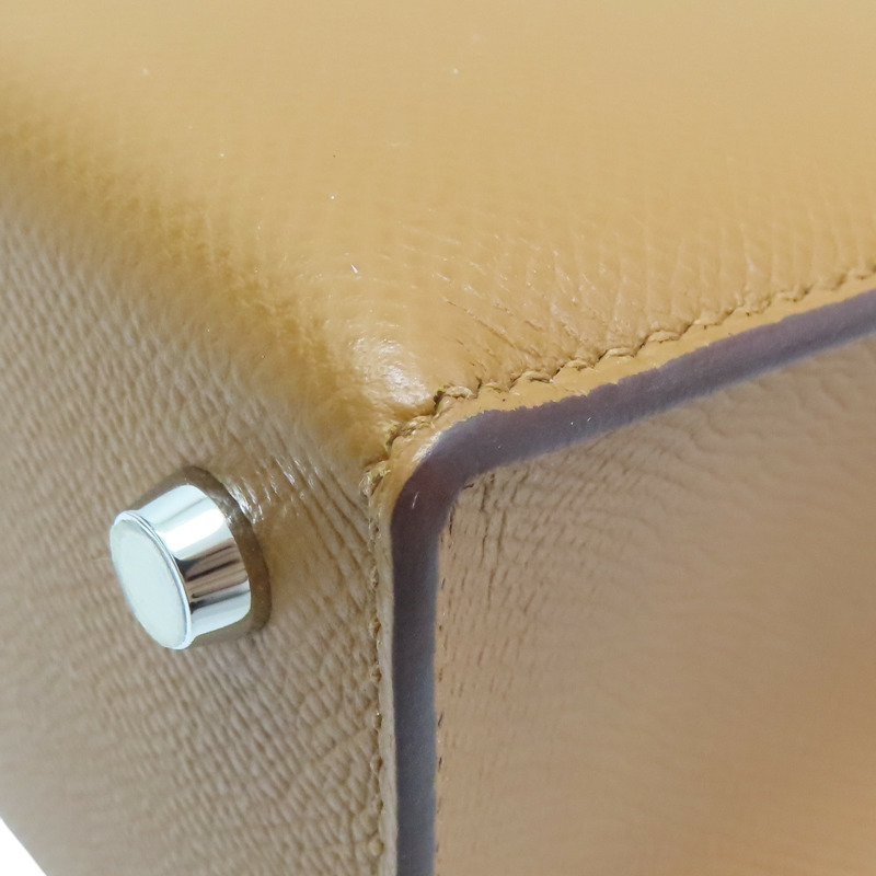 金棕色 Epsom牛皮 Verrou 23 肩背包 D刻【HERMES 愛馬仕】-14
