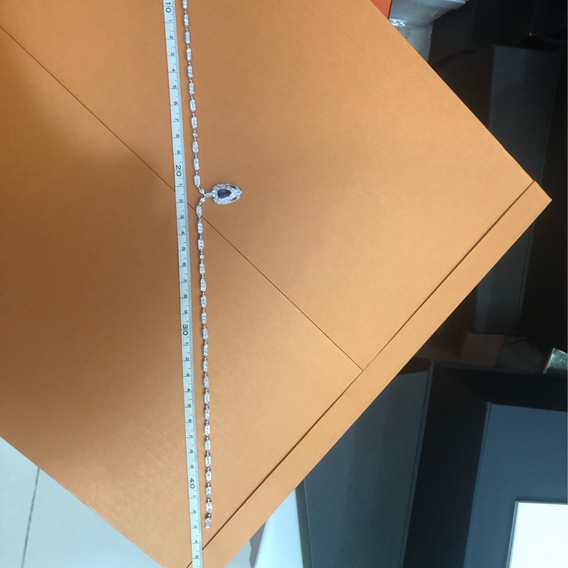 BVLGARI 寶格麗SERPENTI系列蛇頭 滿鑽藍寶石項鍊高級珠寶,2020年-5