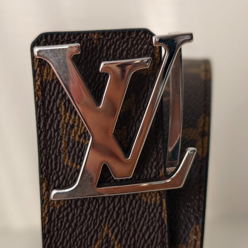 lv 路易威登 老花腰帶 銀扣 長 85cm, 寬 4cm 閒置成色-4