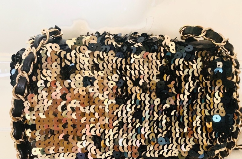 Chanel亮片包無卡-2