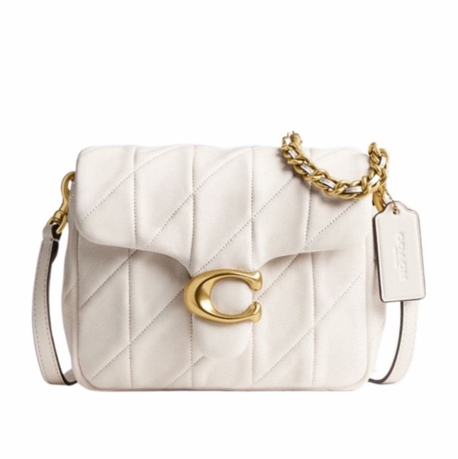 Coach 女士 TIMES SQUARE TABBY 17 絎縫單肩包均碼碼17cm*5cm*15cm-0