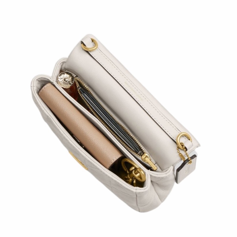 Coach 女士 TIMES SQUARE TABBY 17 絎縫單肩包均碼碼17cm*5cm*15cm-3