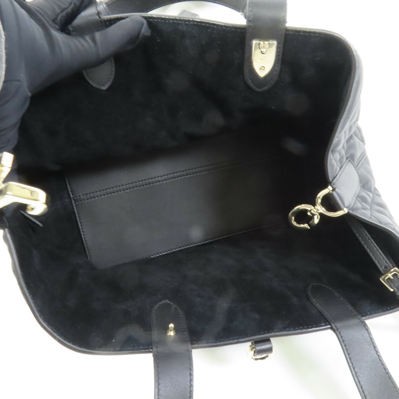 Dior 牛皮皮革Toujours Medium金扣肩背袋-5