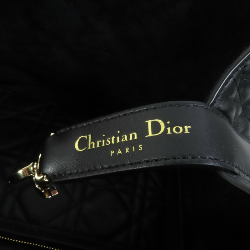 Dior 牛皮皮革Toujours Medium金扣肩背袋-6