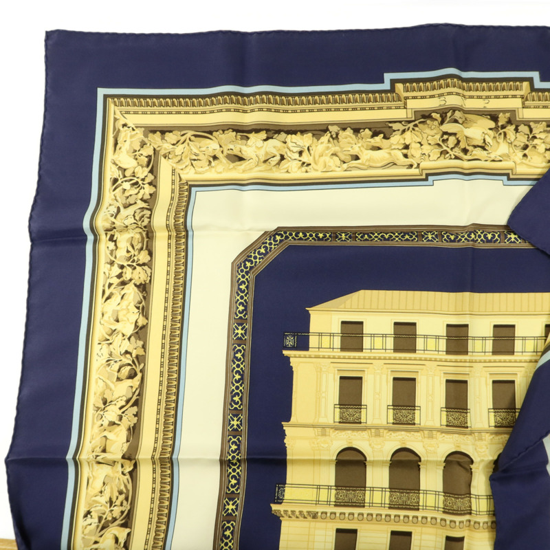 HERMES 絲質Scarf 90X90絲巾-1