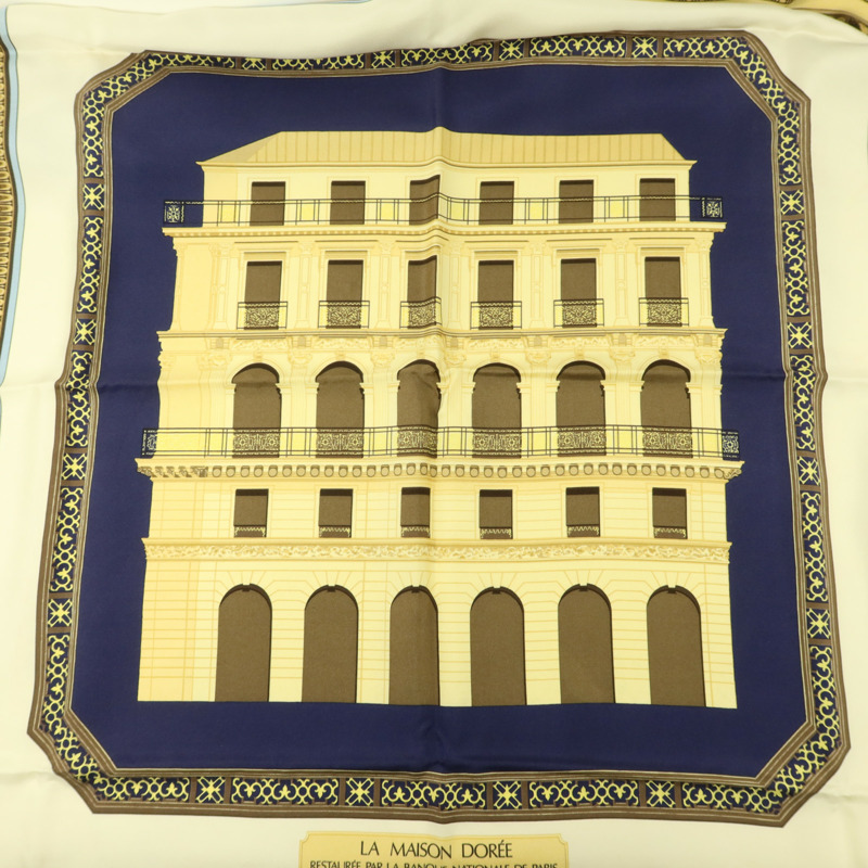 HERMES 絲質Scarf 90X90絲巾-5