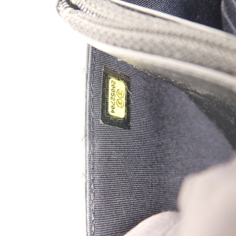 CHANEL 牛皮皮革WOC Wallet On Chain銀扣鏈帶肩背袋-8