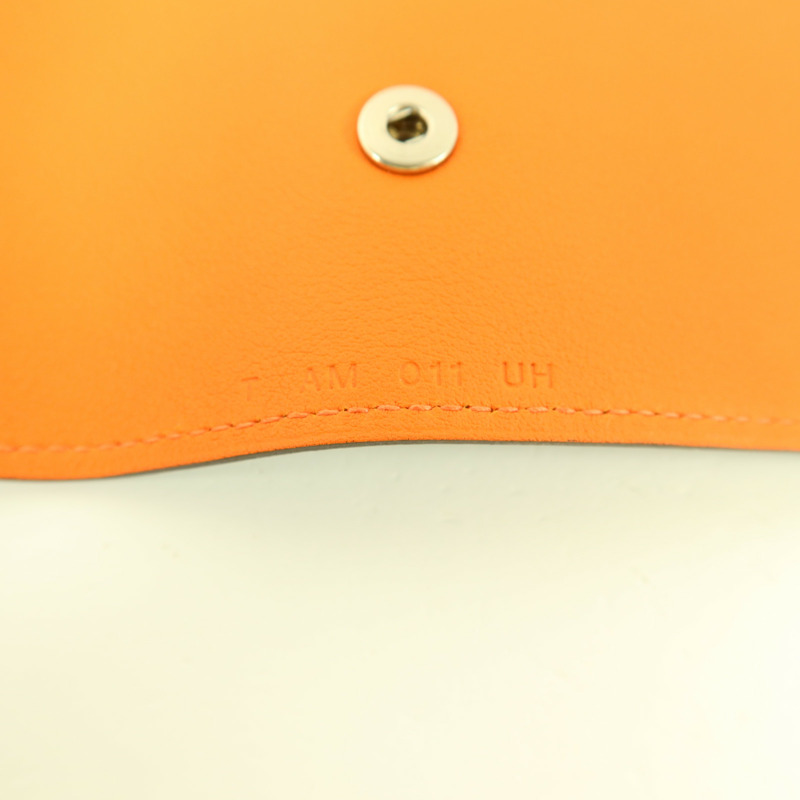 HERMES Swift皮革Notebook Cover銀扣筆記本套Bleu Atoll-7