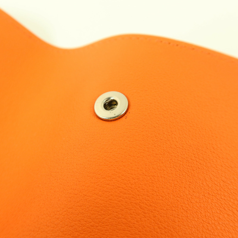 HERMES Swift皮革Notebook Cover銀扣筆記本套Bleu Atoll-15