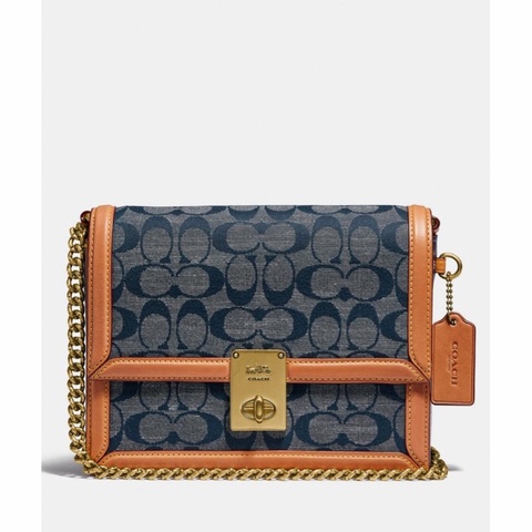 Coach 女士 查姆佈雷的赫頓運動服簽名斜挎包均碼碼長21 6 cm x a 16 5 cm x P 5 7 cm