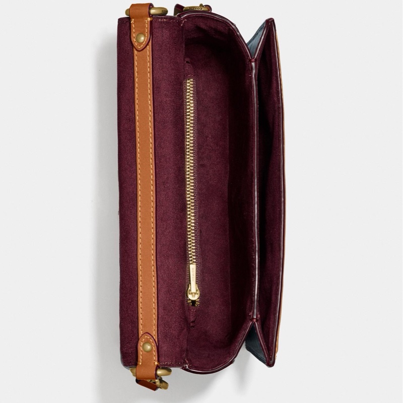 Coach 女士 查姆佈雷的赫頓運動服簽名斜挎包均碼碼長21 6 cm x a 16 5 cm x P 5 7 cm-3