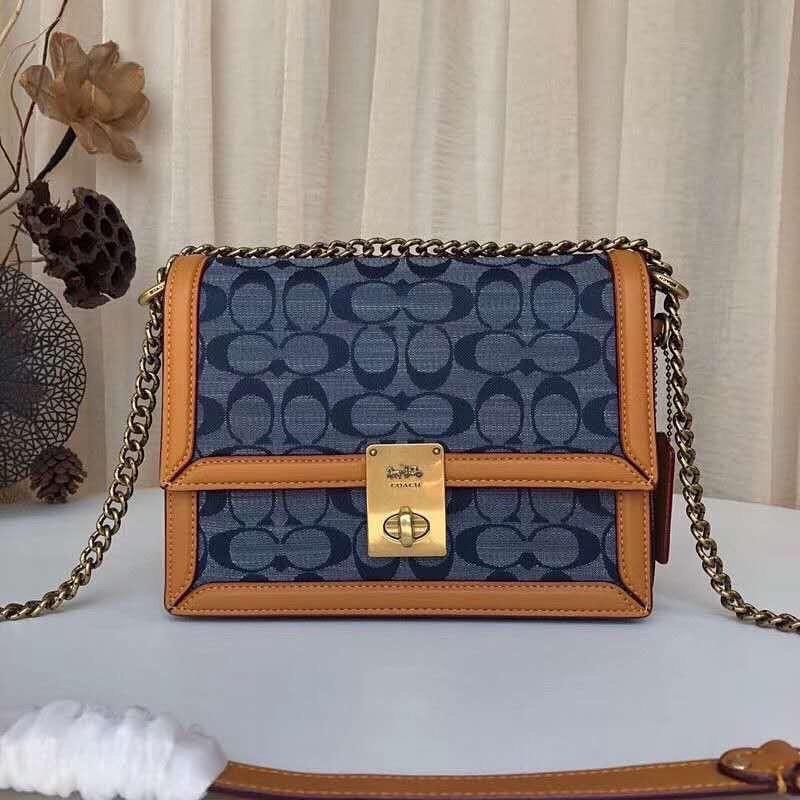 Coach 女士 查姆佈雷的赫頓運動服簽名斜挎包均碼碼長21 6 cm x a 16 5 cm x P 5 7 cm-4