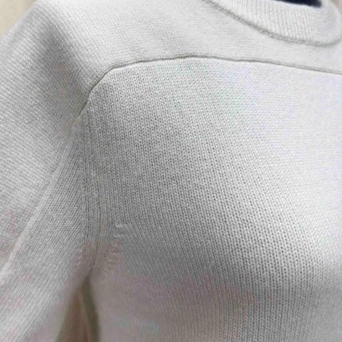 Chloe素雅絕美的麥芽色100%cashmere毛衣-3