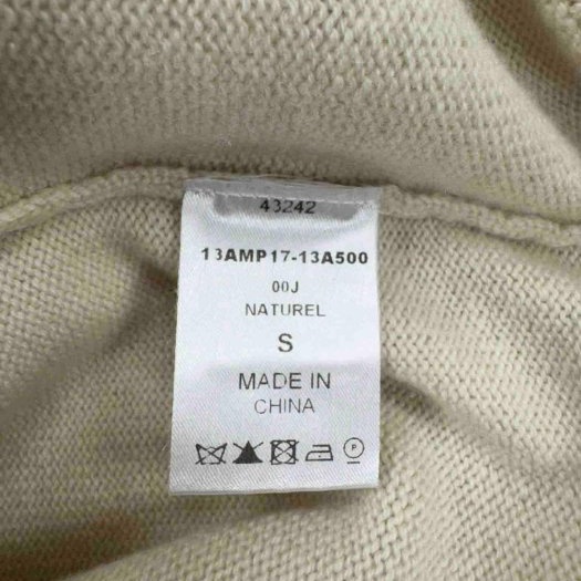 Chloe素雅絕美的麥芽色100%cashmere毛衣-5