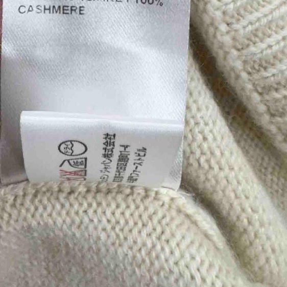 Chloe素雅絕美的麥芽色100%cashmere毛衣-6