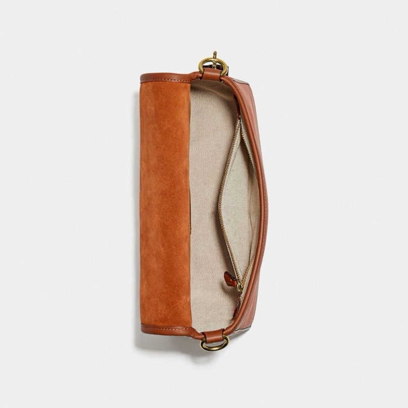 Coach 女士 徽標斜挎包均碼碼長:27cm,寬:9cm,高:17cm-5