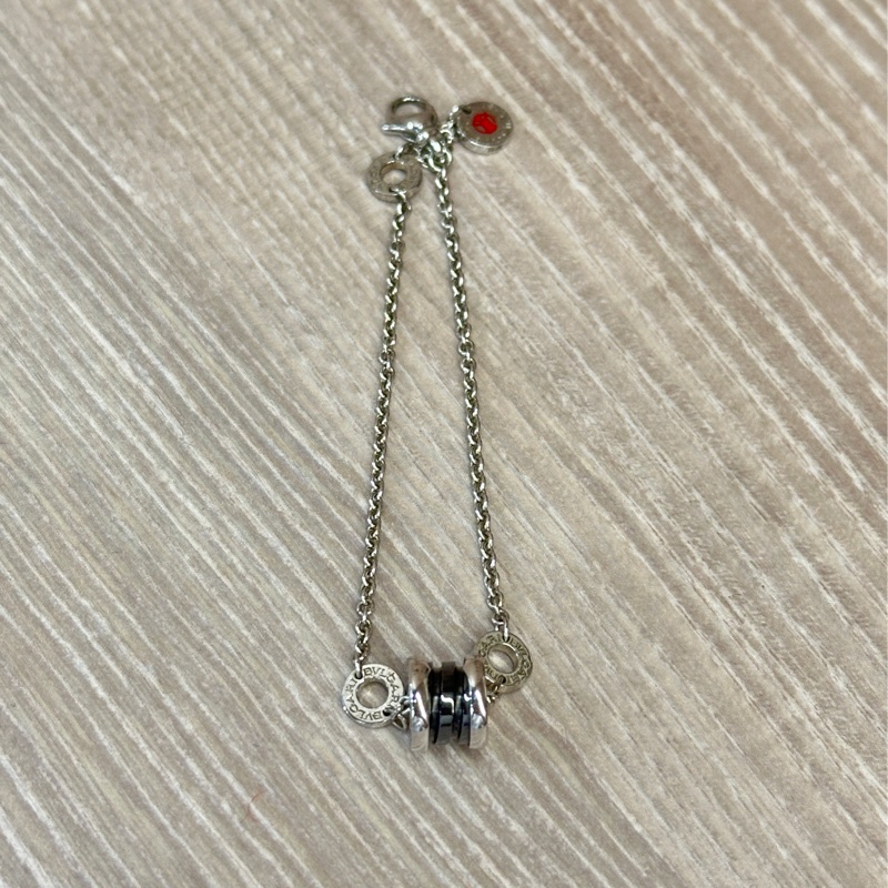 Bvlgari 925純銀黑陶瓷B zero 1手鍊-0