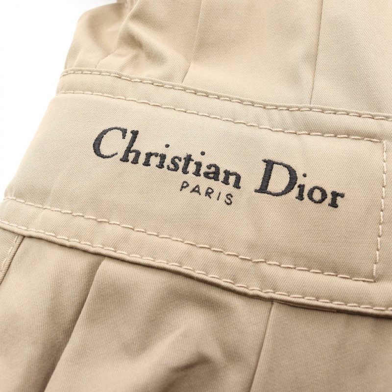 Christian Dior 34號洋裝，短袖，棉質，米色，二手女裝-4