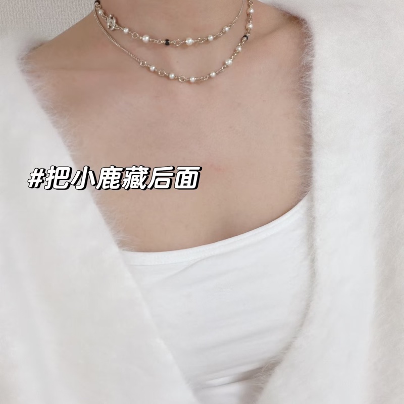 年度禮 ❤️ 香奈兒 Chanel VIP VIC 小鹿項鏈 毛衣鏈（正反兩面都可配戴，三種長度）-5