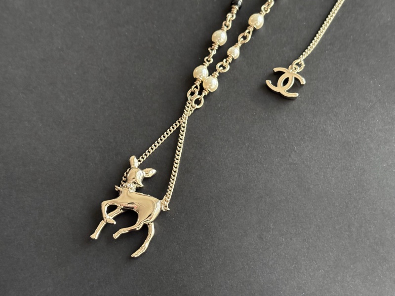 年度禮 ❤️ 香奈兒 Chanel VIP VIC 小鹿項鏈 毛衣鏈（正反兩面都可配戴，三種長度）-8
