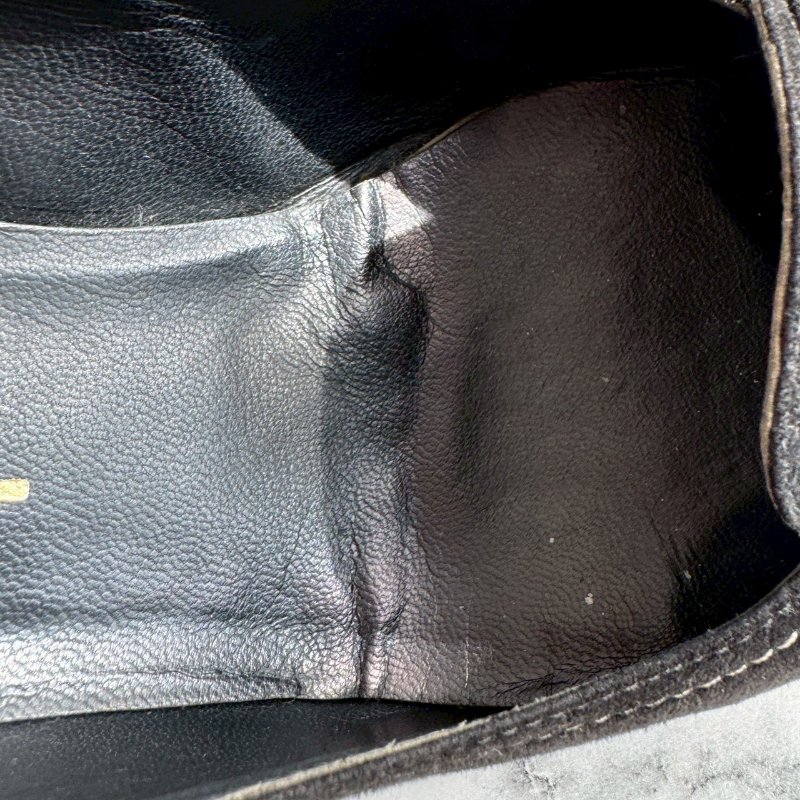 💖超級有質感 Chanel 黑色霧面麂皮高跟鞋-8